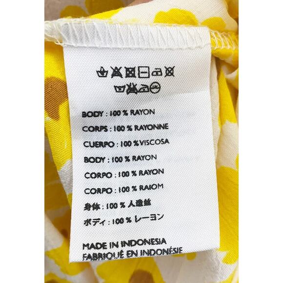 Faithfull the Brand Women's Florence Mini Dress Constance Floral Print Marigold - Picture 6 of 9